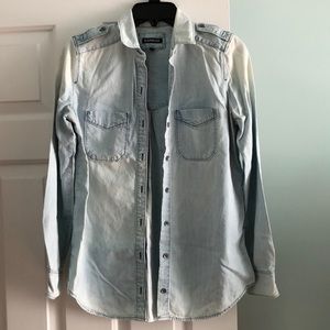 Button down collar shirt